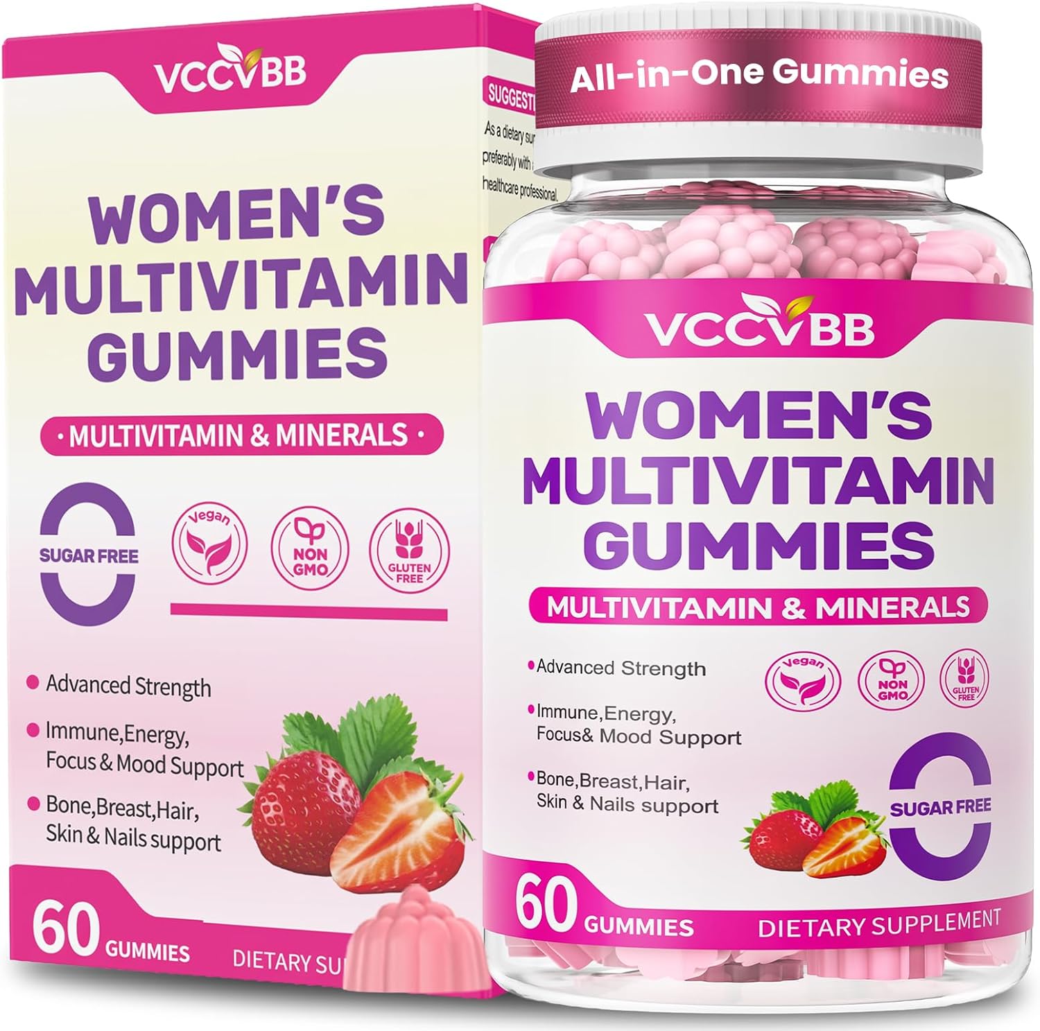 all in one women's multivitamin gummies with complete vitamin & mineral complex, all in one women's multivitamin gummies with complete vitamin & mineral complex,