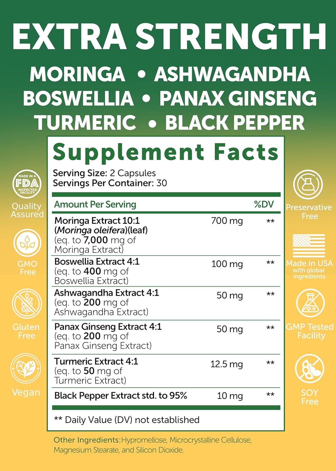 pure moringa capsules pure moringa capsules