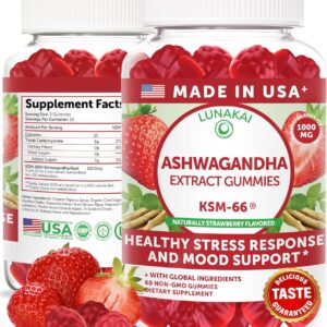 lunakai usa made ksm 66 ashwagandha gummies