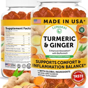 turmeric and ginger supplement gummies