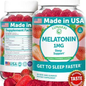 lunakai usa made low dose melatonin gummies