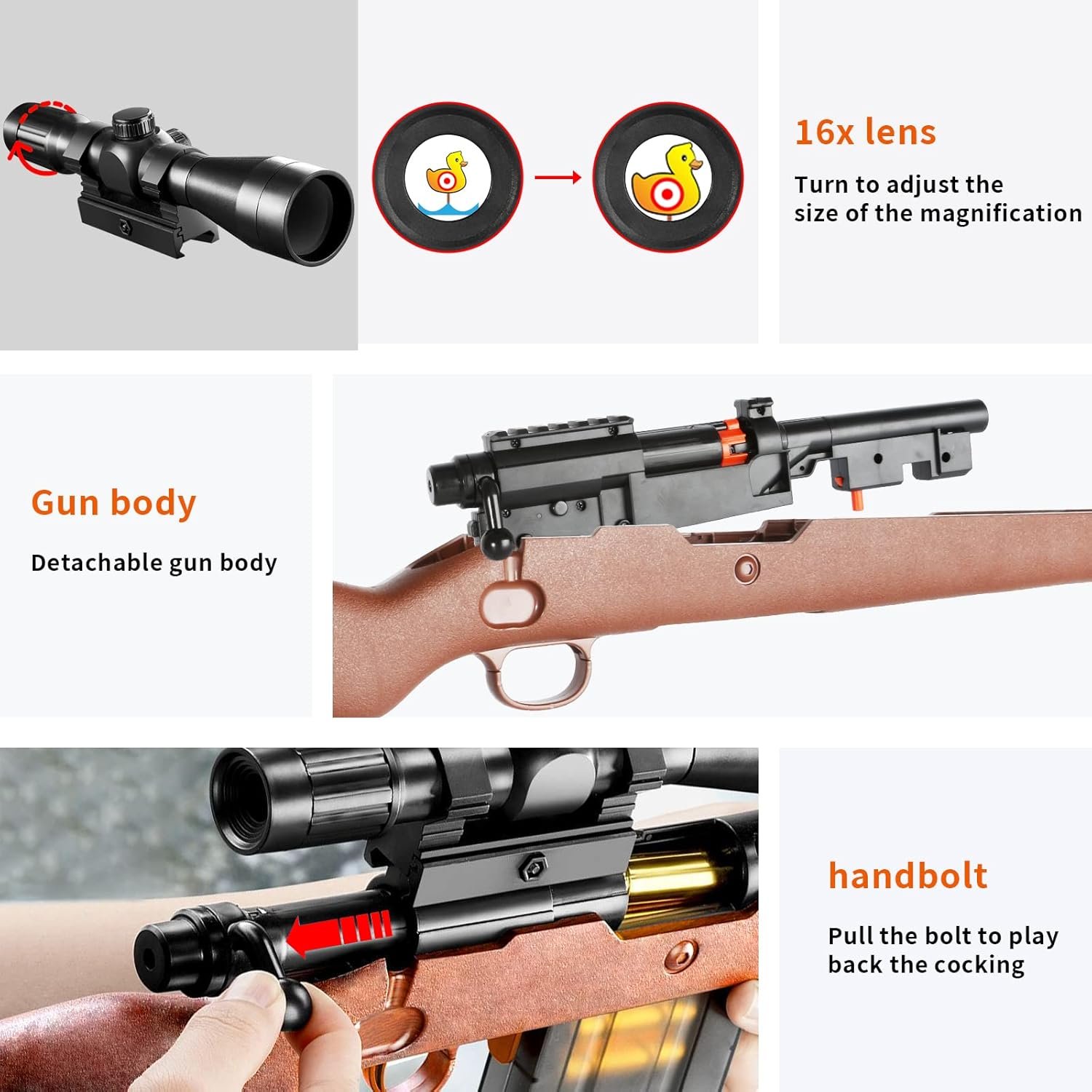 toy sniper rifle gun with shell ejecting mechanism toy sniper rifle gun with shell ejecting mechanism