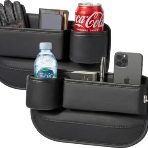 2 pack car seat gap filler organizer