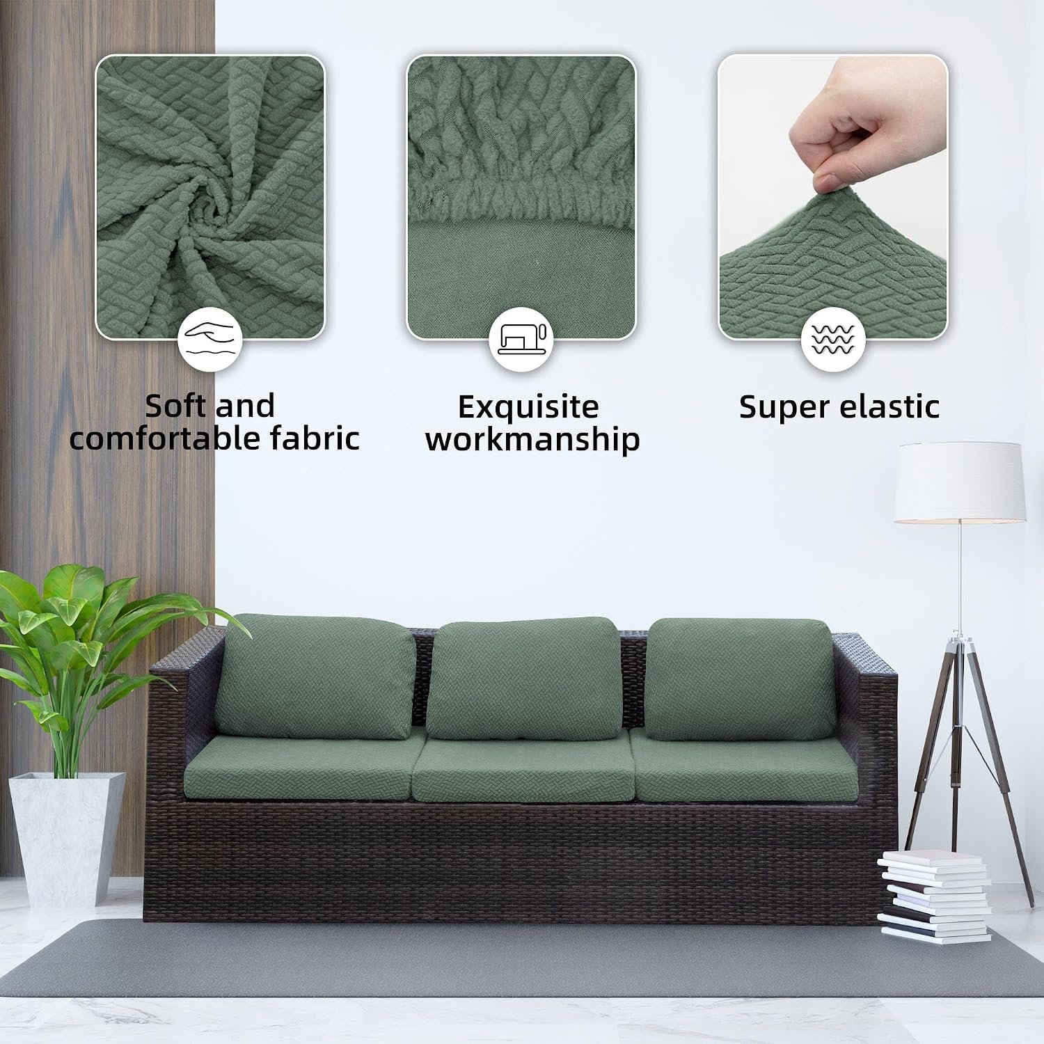 8pcs patio cushion covers 8pcs patio cushion covers