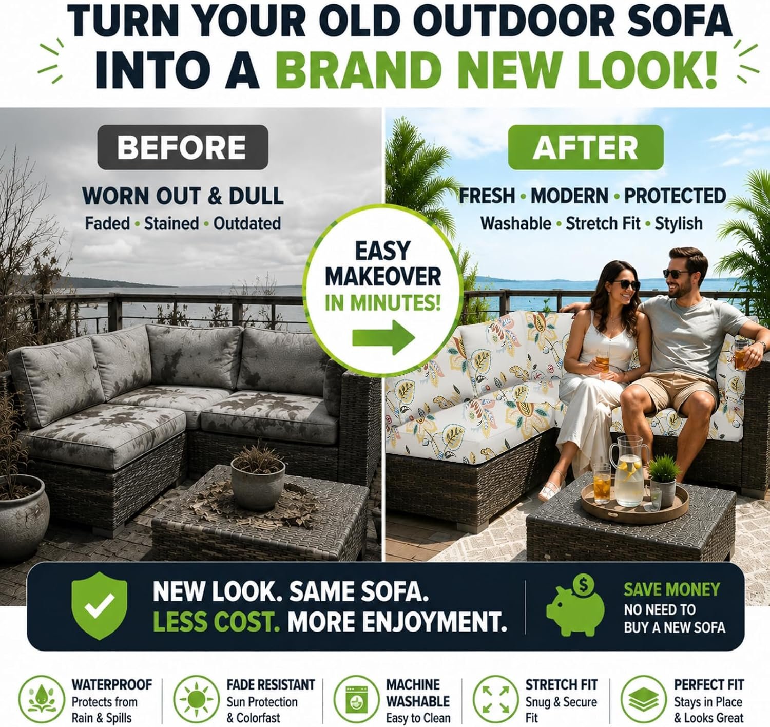8 pcs outdoor cushion covers 8 pcs outdoor cushion covers