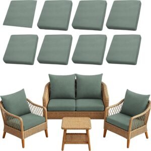 8pcs patio cushion covers