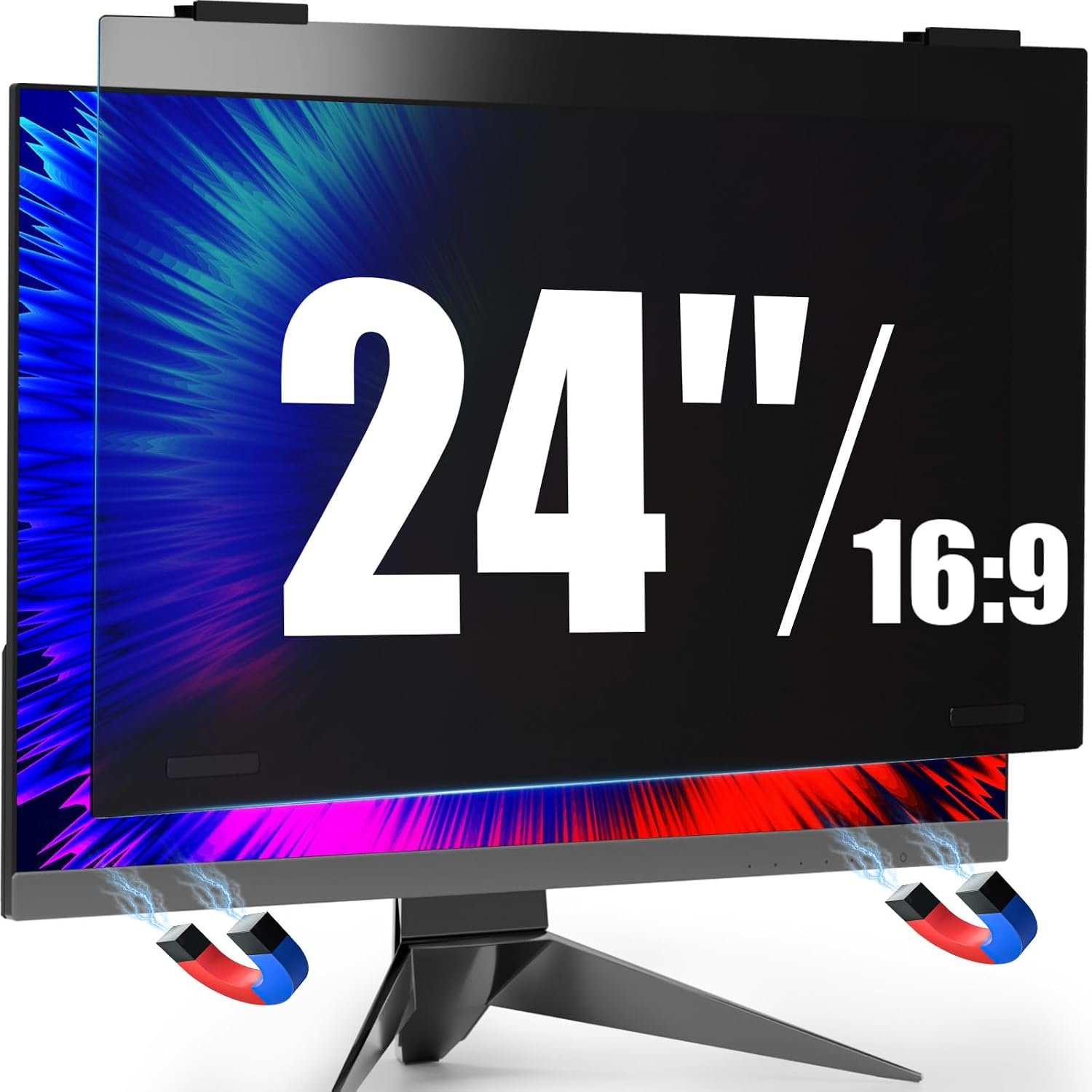 magnetic 24 inch privacy screen hanging for computer monitor magnetic 24 inch privacy screen hanging for computer monitor