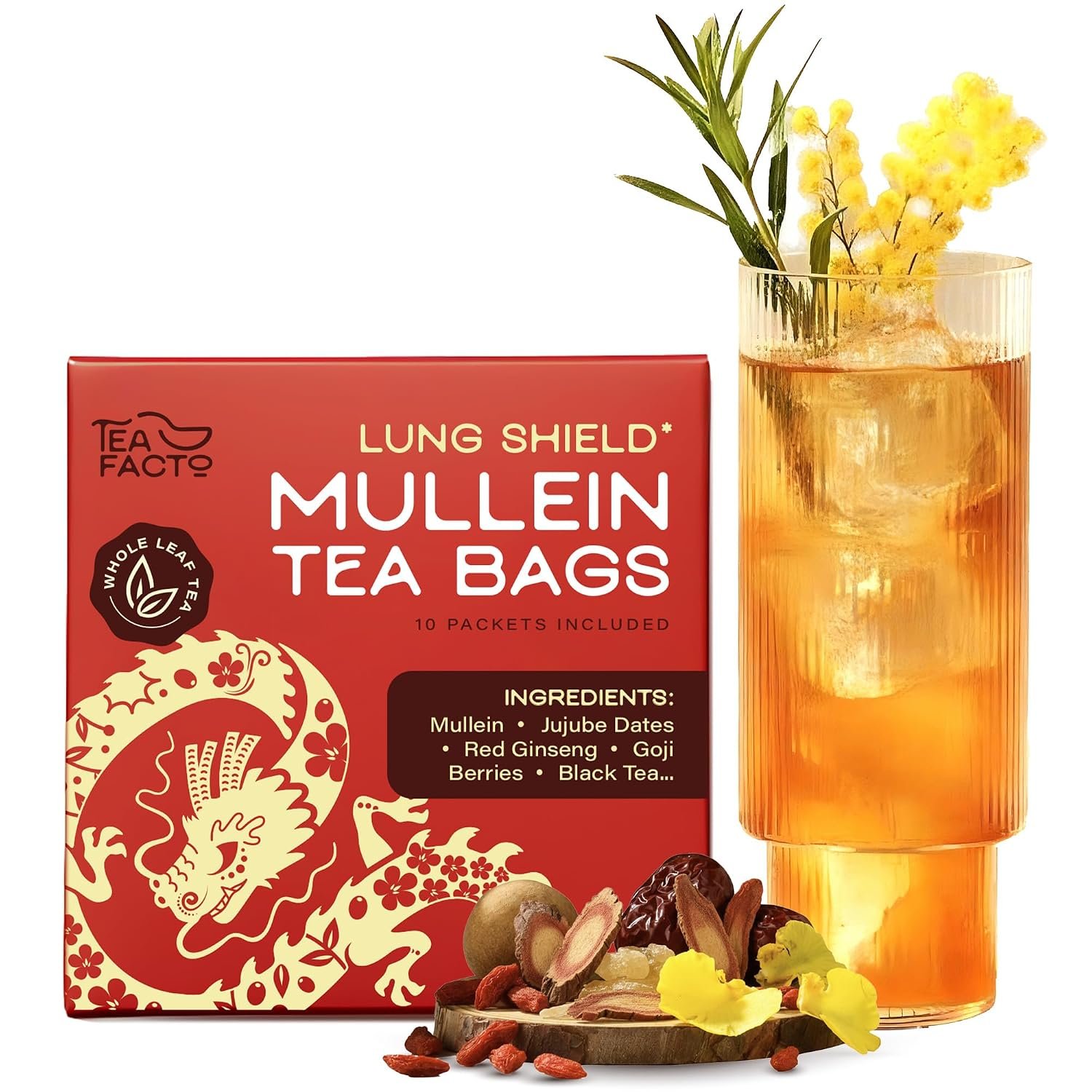 tea facto lung shield mullein lung tea bags tea facto lung shield mullein lung tea bags
